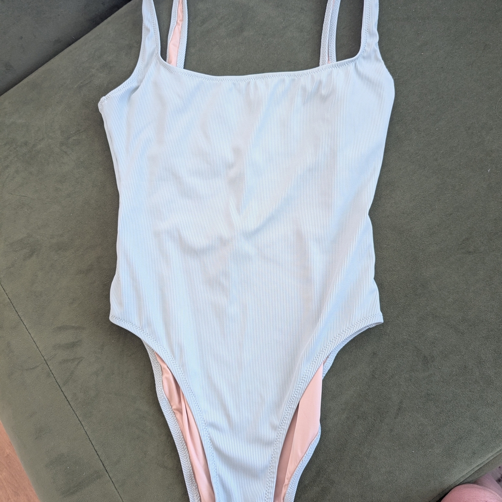 Madewell Ribbed One Piece Swimsuit
